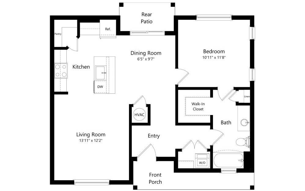 A1 - Agave - 2D Floor Plan